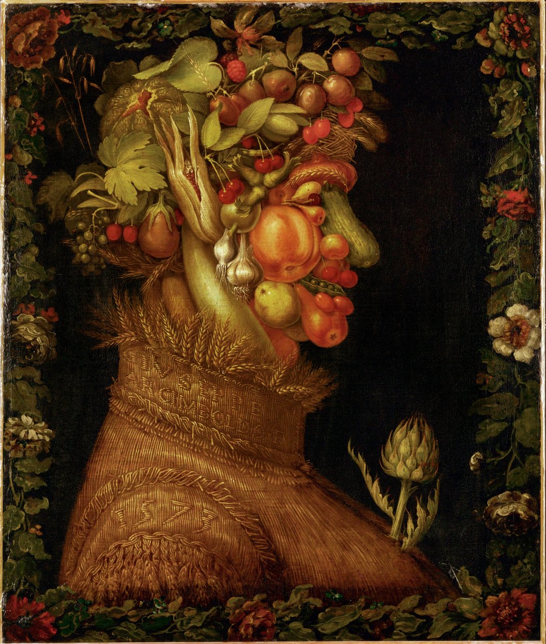 Lato, alegoria ... autorstwa Giuseppe Arcimboldo