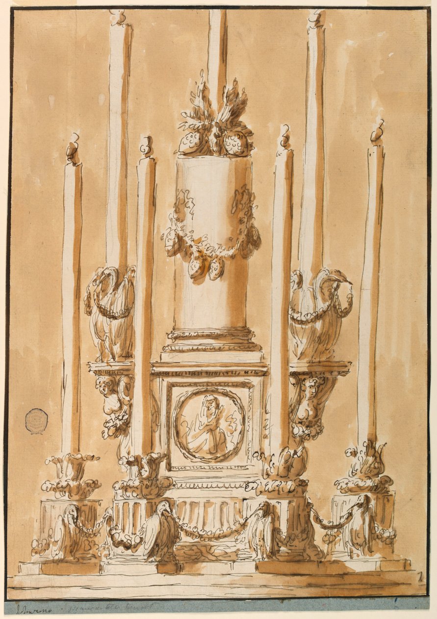 Świecznik autorstwa Giuseppe Barberi