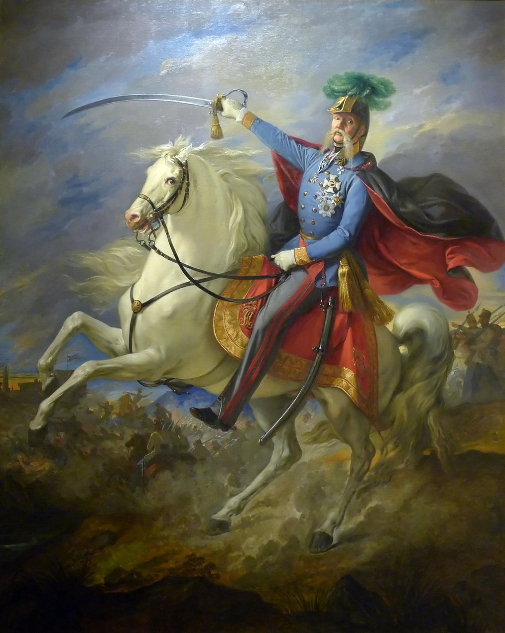 Julius von Haynau (Giuseppe Bezzoli, 1853) autorstwa Giuseppe Bezzuoli