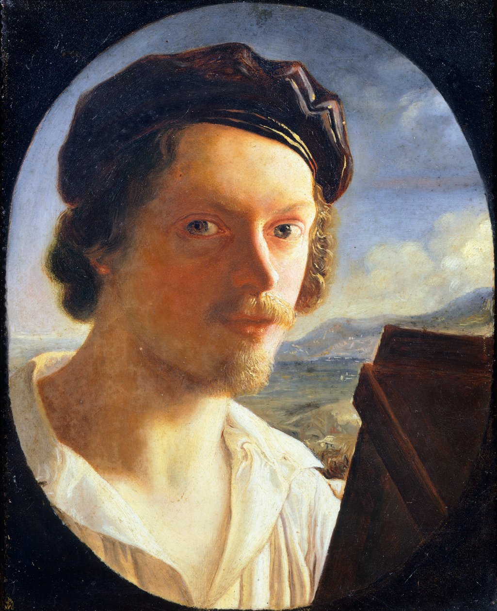 Autoportret Giuseppe Bezzuoli (1784-1855) autorstwa Giuseppe Bezzuoli