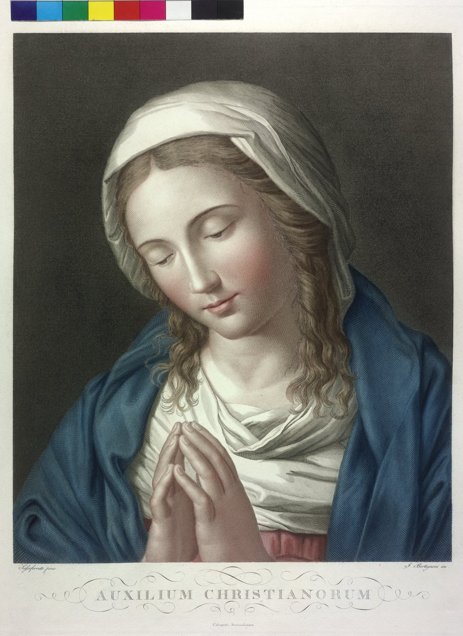 Modląca się Madonna autorstwa Giuseppe Bortignoni