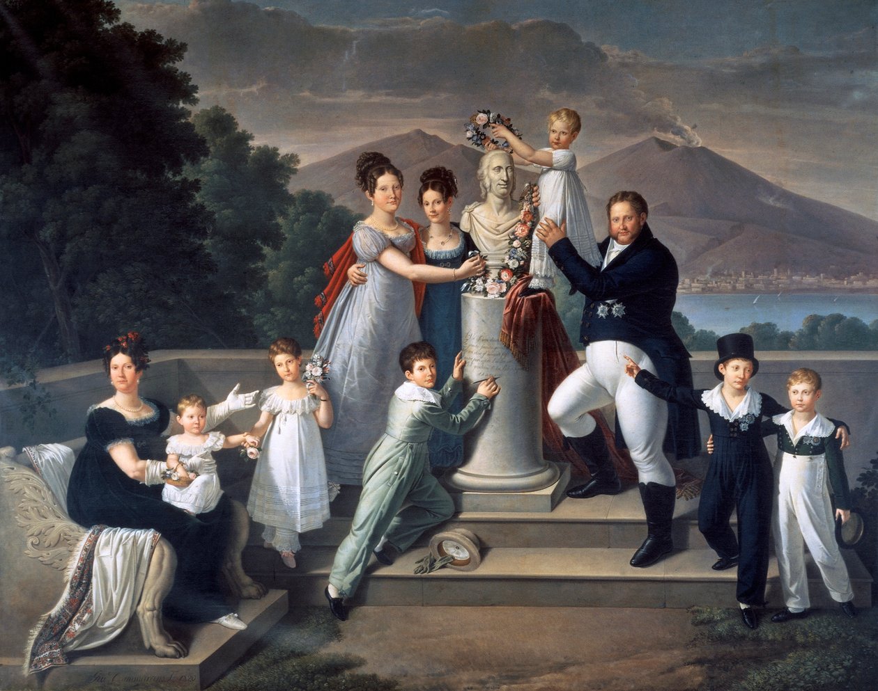 Franciszek I z Dwóch Sycylii (Neapol autorstwa Giuseppe Cammarano