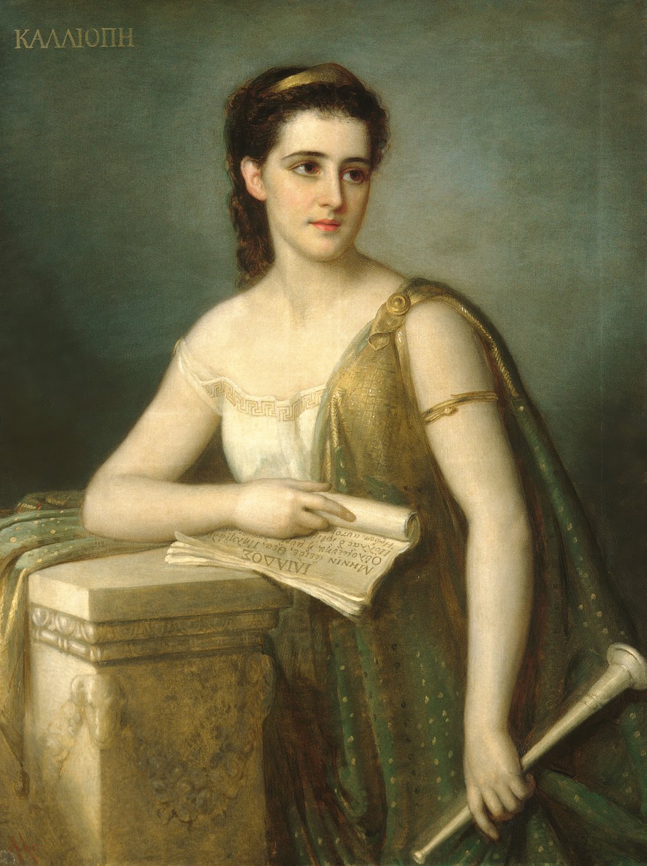 Kaliope, 1869. autorstwa Giuseppe Fagnani