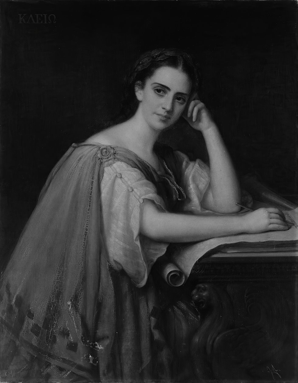 Klio, 1869. autorstwa Giuseppe Fagnani