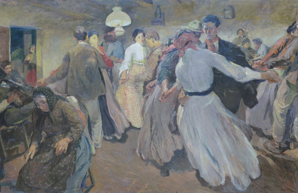 Taniec wiejski autorstwa Giuseppe Graziosi