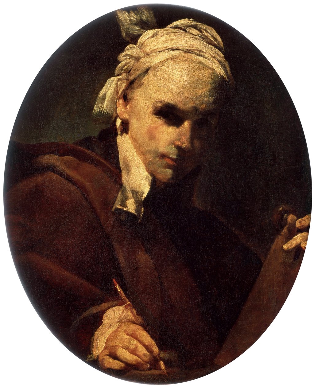 Autoportret, ok. 1700 r. autorstwa Giuseppe Maria Crespi