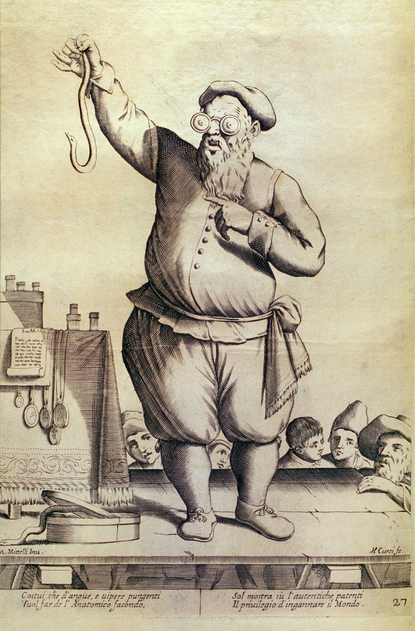 TRADY WĘDRUJĄCE - CIARLATANO autorstwa Giuseppe Maria Mitelli