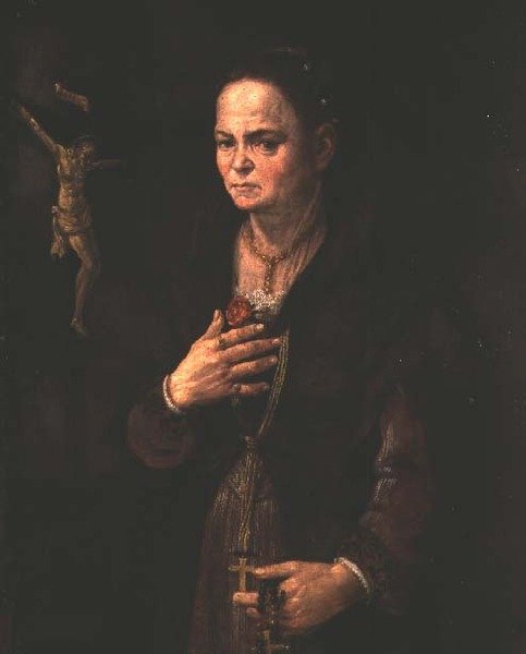 Portret damy autorstwa Giuseppe Mazzuoli