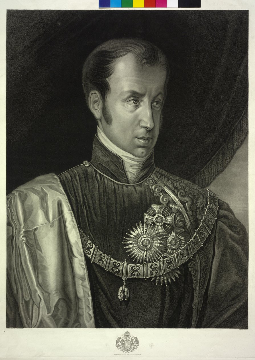 Cesarz Austrii Ferdynand I autorstwa Giuseppe Molteni