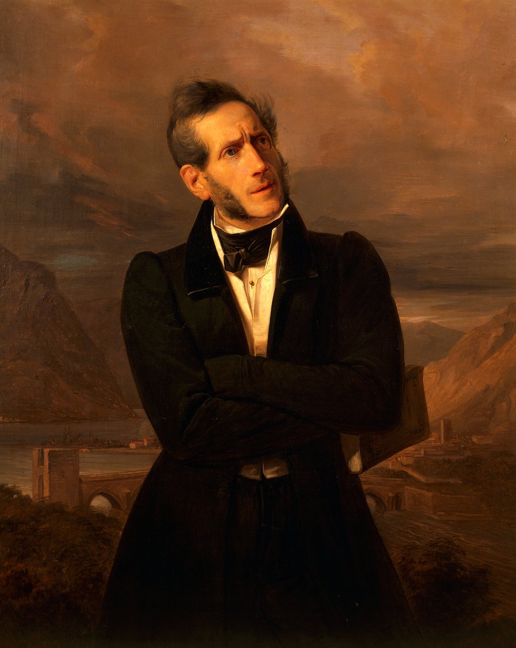 Portret Alessandro Manzoniego (Mediolan .) autorstwa Giuseppe Molteni