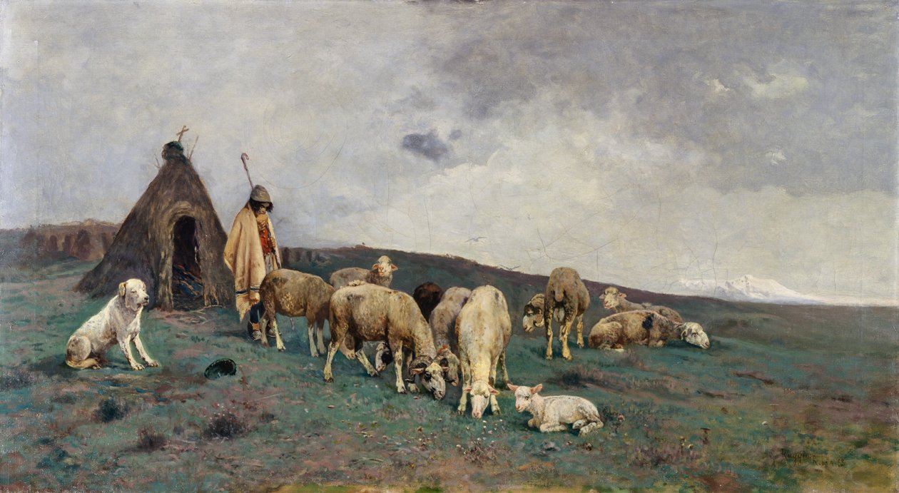 Górskie pastwiska autorstwa Giuseppe Raggio