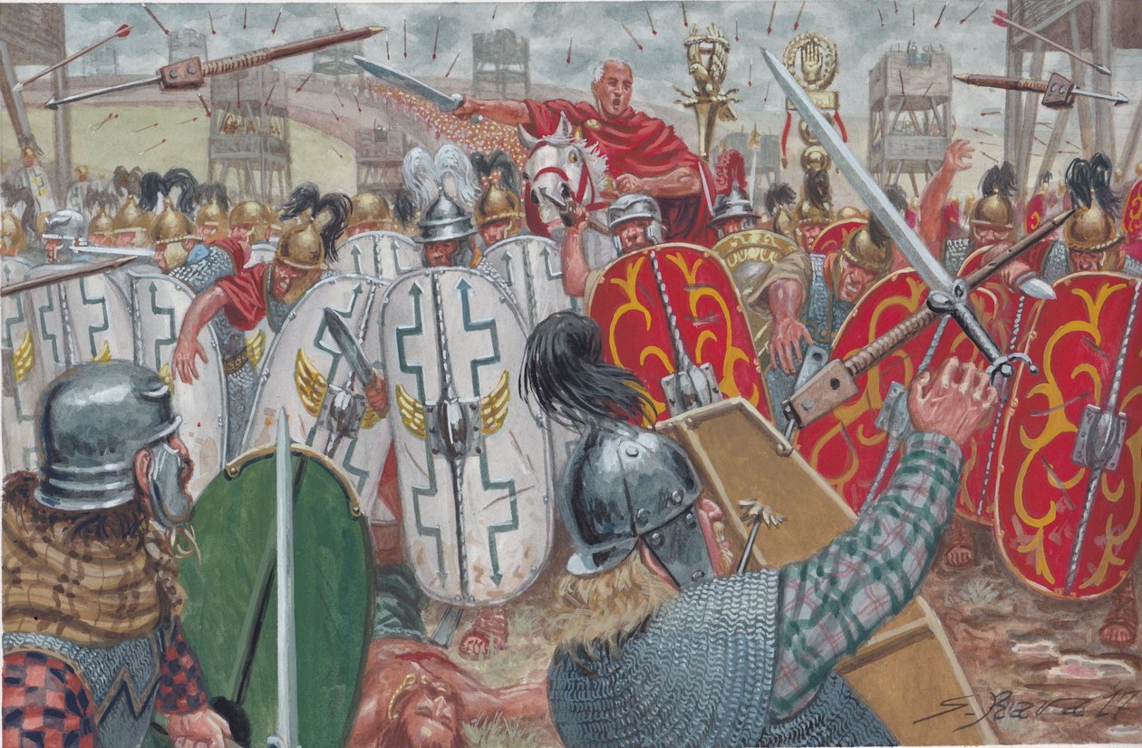 Bitwa o Alesię autorstwa Giuseppe Rava