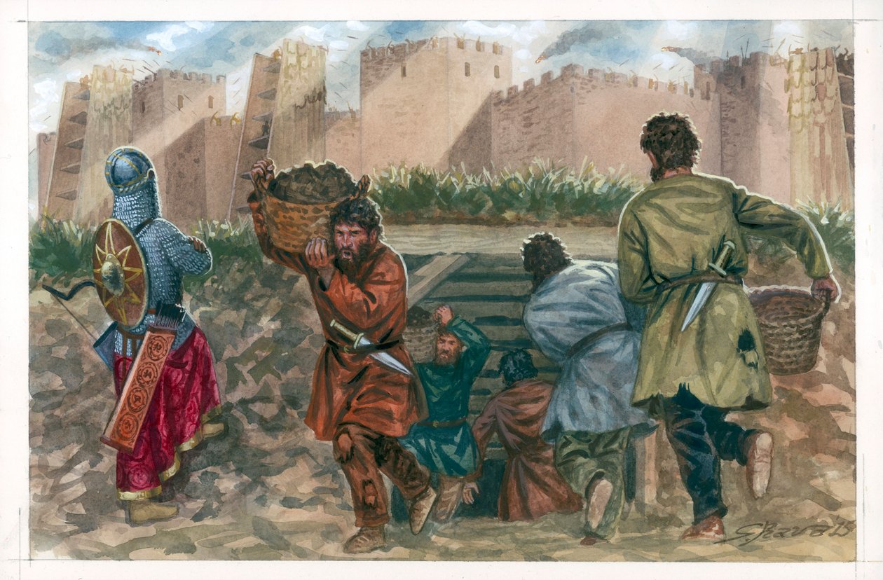 Bitwa pod Dura Europos autorstwa Giuseppe Rava