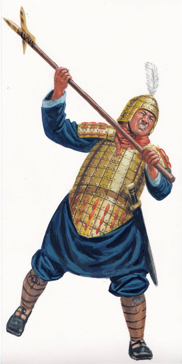 Halabardnik armii cesarza Qin autorstwa Giuseppe Rava