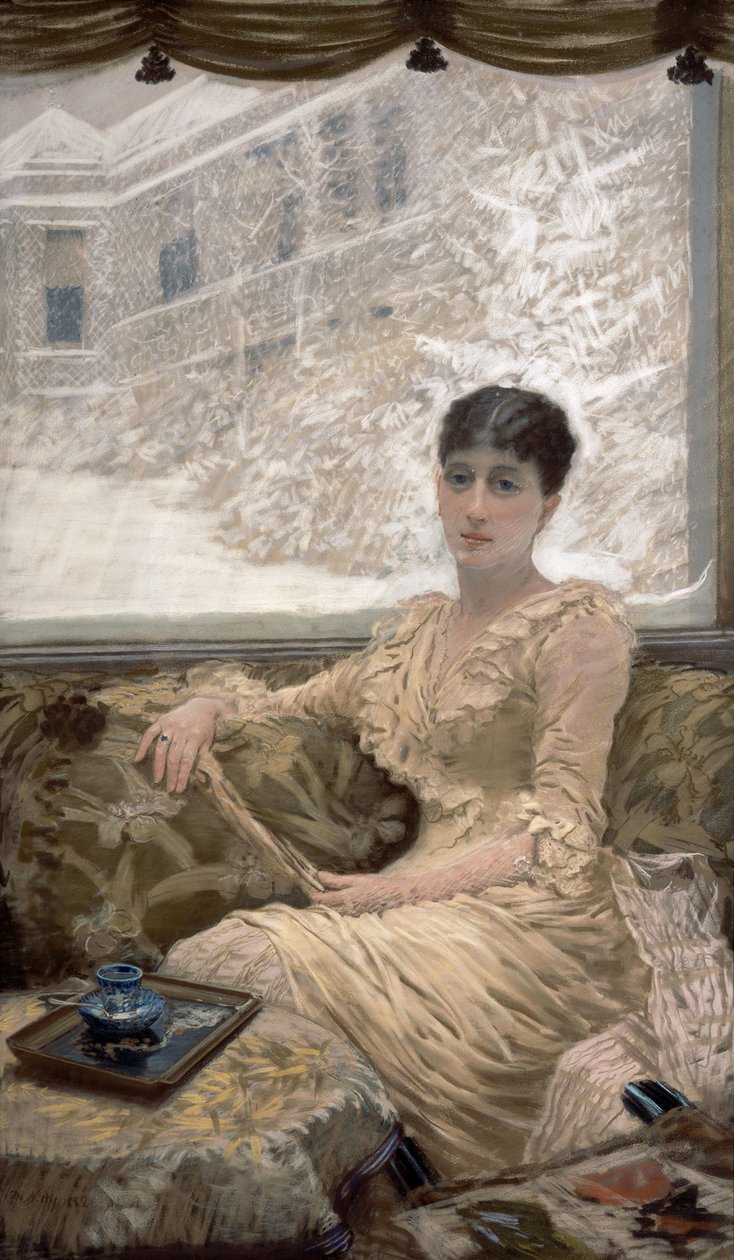 Zimowy dzień autorstwa Giuseppe de Nittis