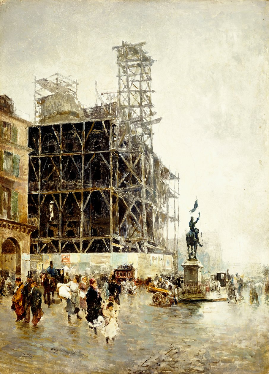 Plac Piramid, autorstwa Giuseppe or Joseph de Nittis