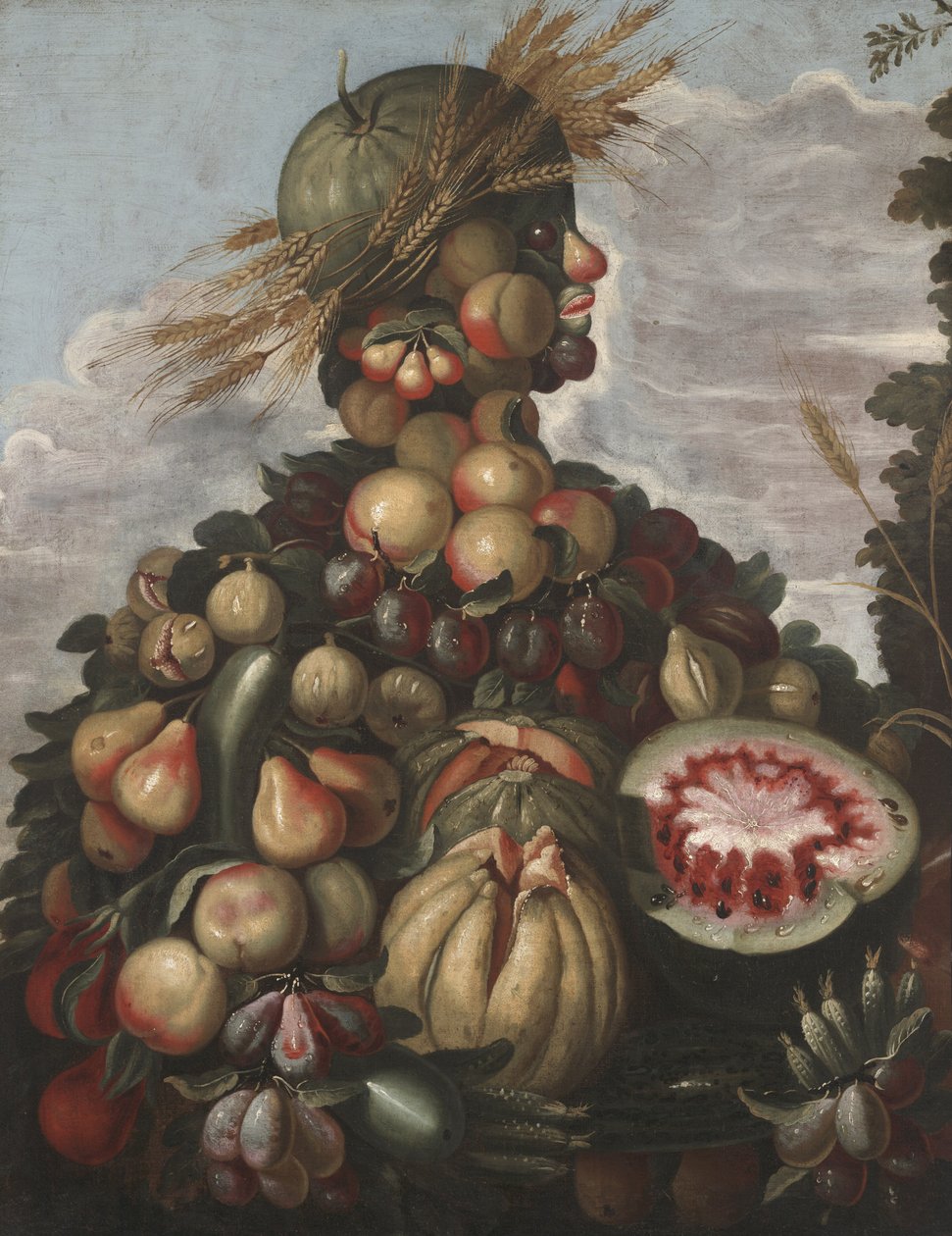 Jesień, ok.1580-1600 autorstwa Giuseppe style of Arcimboldo