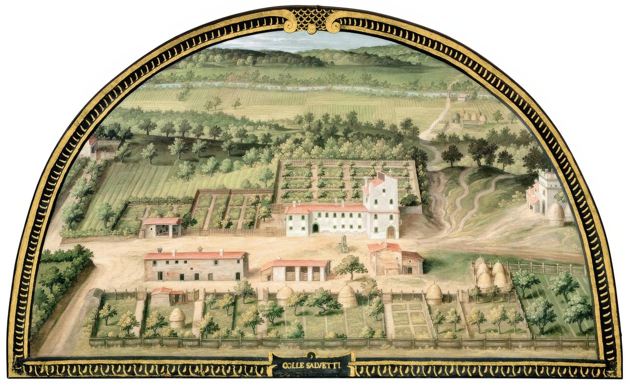 Willa Medici w Collesalvetti autorstwa Giusto Utens