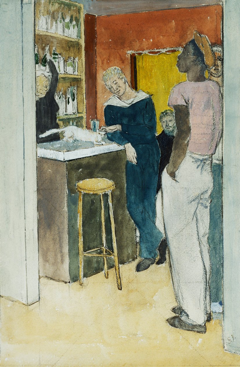 Bistro, Havre autorstwa Glyn Warren Philpot