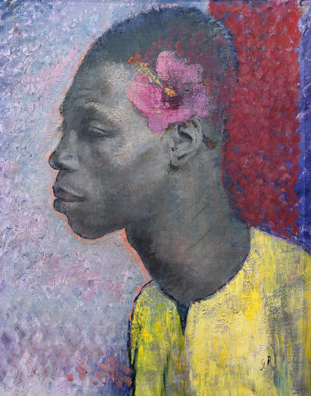 Głowa czarnej osoby autorstwa Glyn Warren Philpot