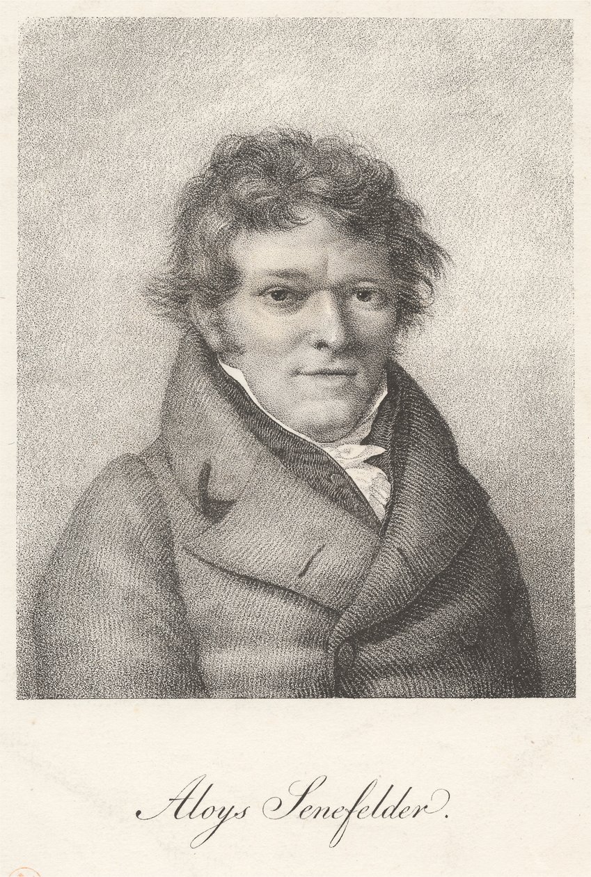 Alojzy Senefelder autorstwa Godefroy Engelmann