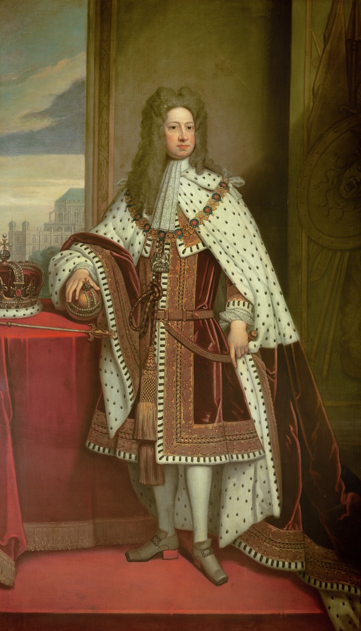 Król Jerzy I autorstwa Godfrey Kneller