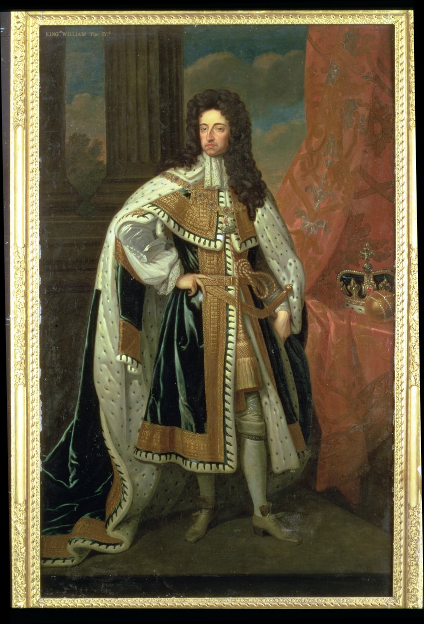 Portret króla Wilhelma III (1650-1702) autorstwa Godfrey Kneller