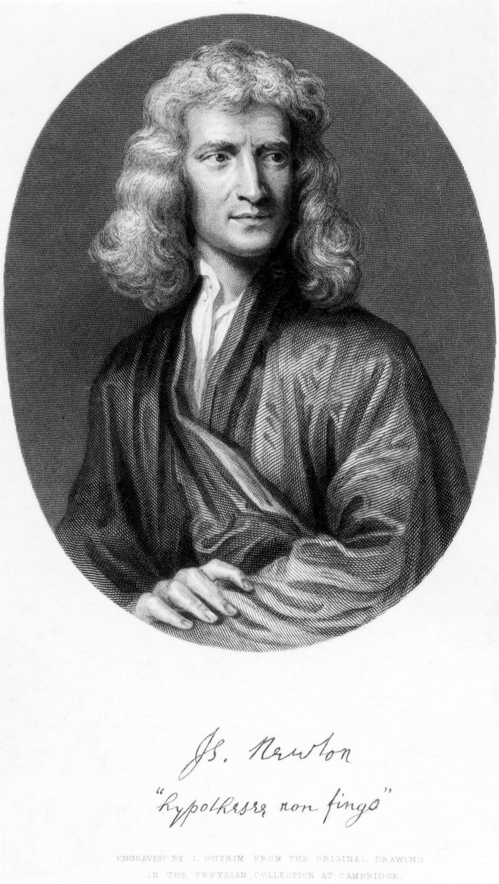 Sir Isaac Newton autorstwa Godfrey Kneller