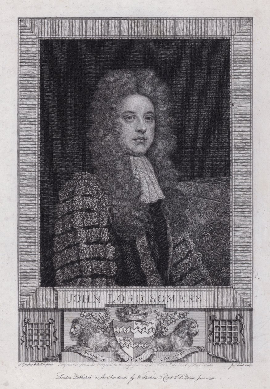 John Somers autorstwa Godfrey (after) Kneller