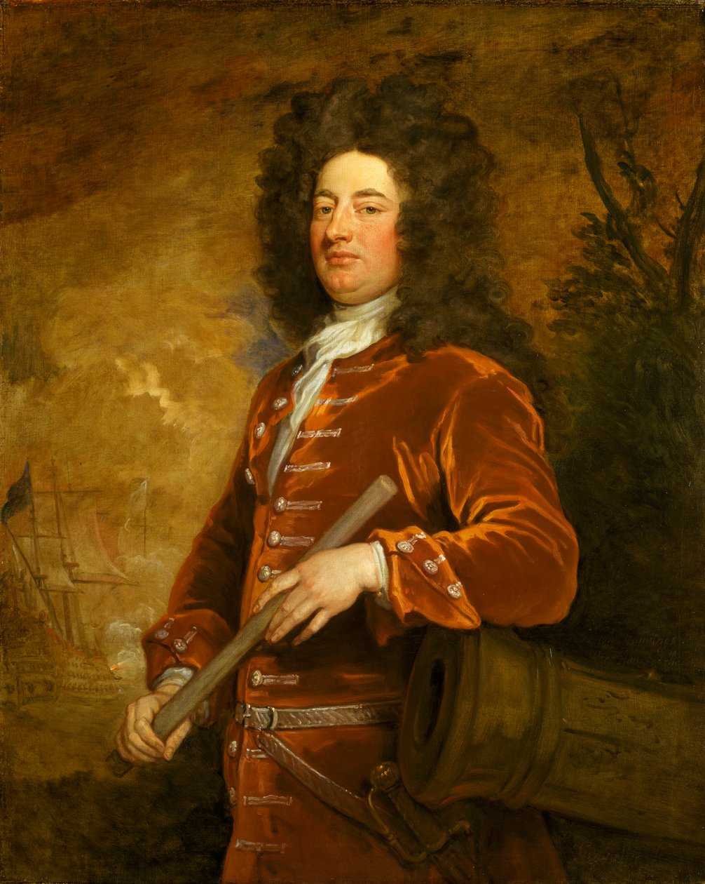Admirał Sir John Jennings (1664-1743) autorstwa Godfrey Kneller