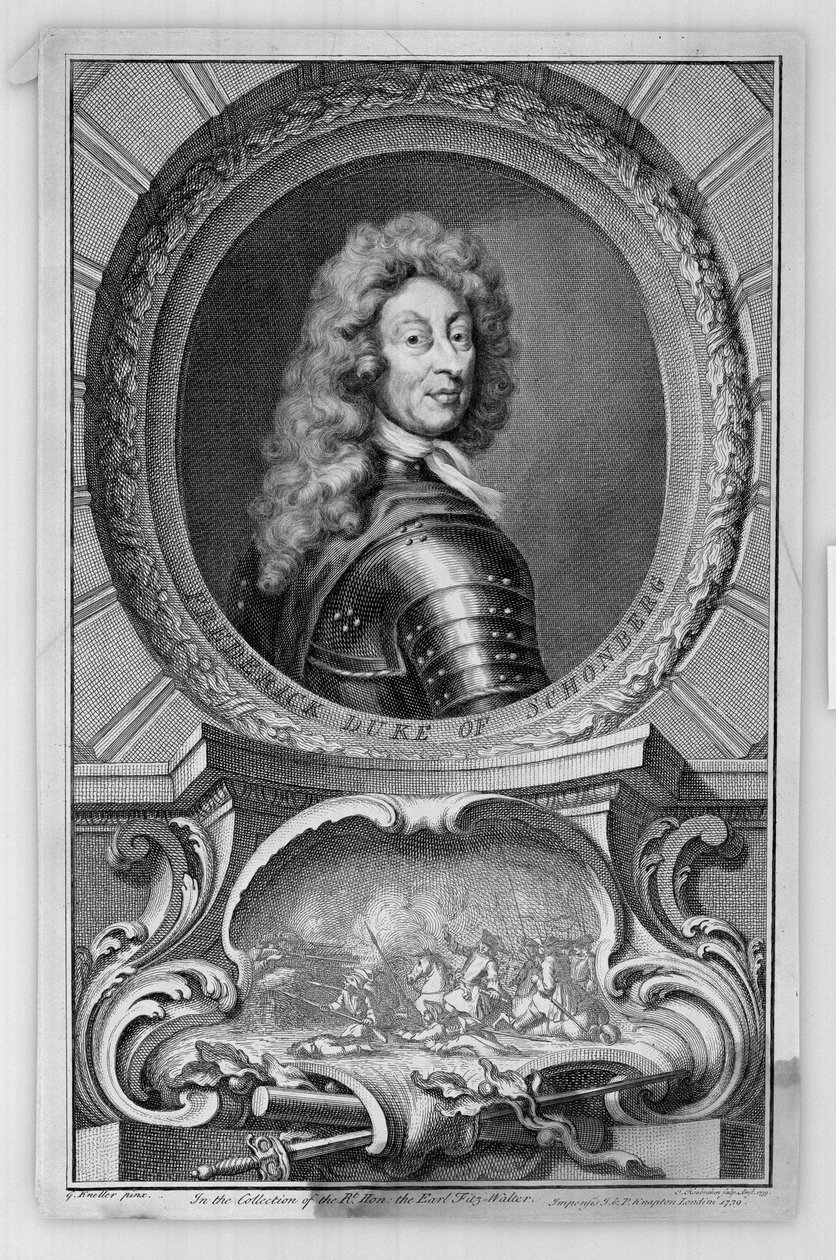 Fryderyk książę Schomberg autorstwa Godfrey Kneller