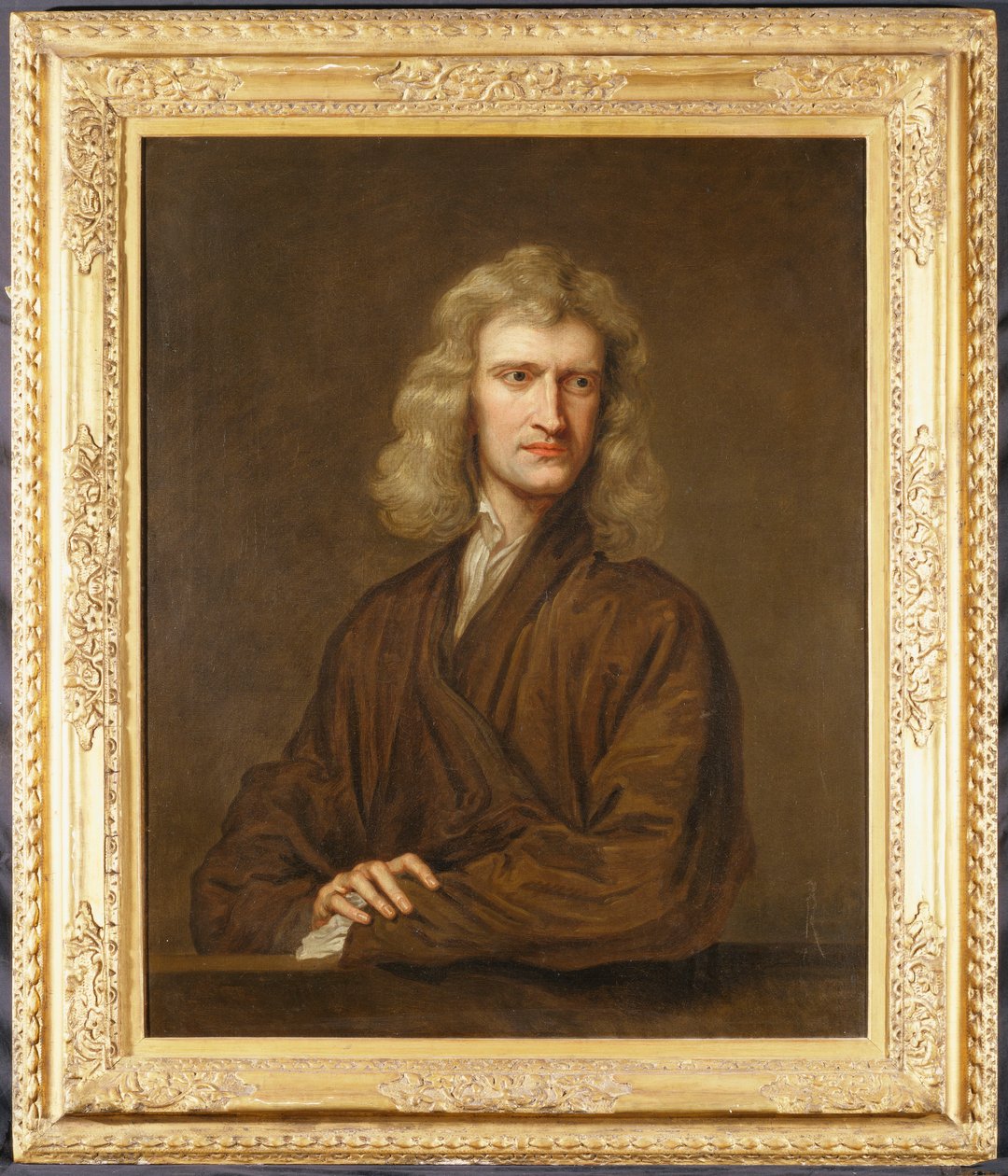 Portret sir Izaaka Newtona autorstwa Godfrey Kneller