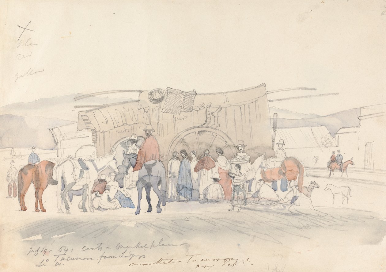 Tucuman, Argentyna autorstwa Godfrey Thomas Vigne
