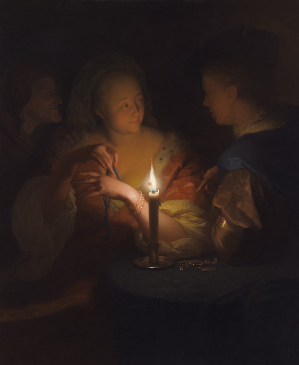 Kochankowie (Syn marnotrawny) autorstwa Godfried Schalcken