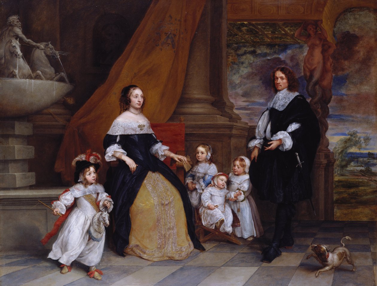 Rodzina Jana-Baptisty Anthoine autorstwa Gonzales Coques