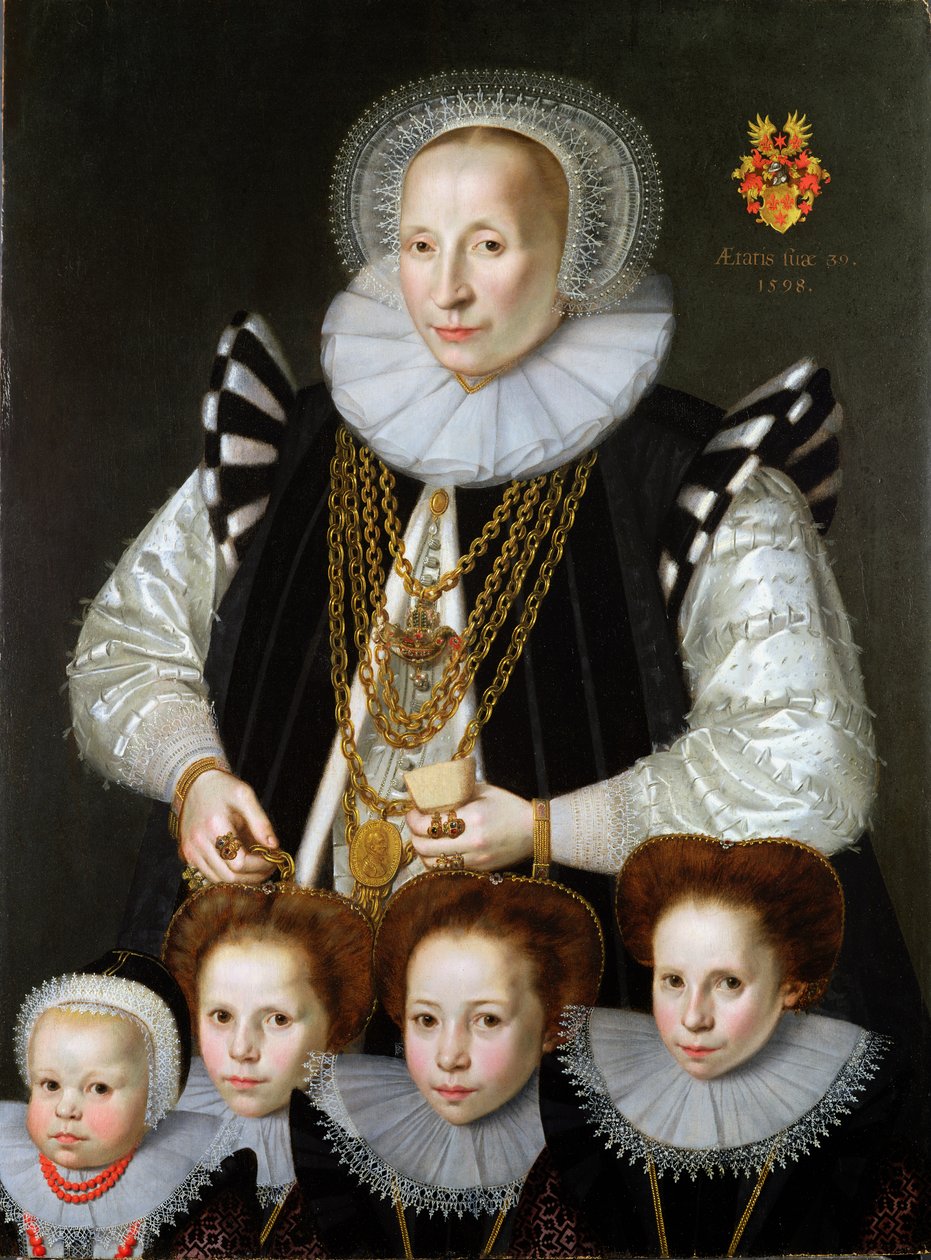Para portretów rodzinnych, 1598 (para patrz 228146) autorstwa Gortzius Geldorp