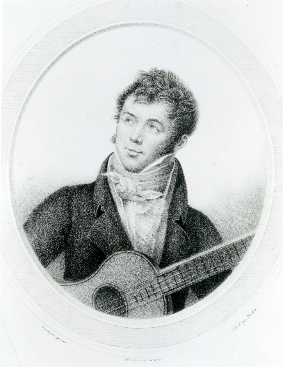 Fernando Sor (1778-1839) ok. 1825 (litografia) autorstwa Gottfried or Godefroy Engelmann