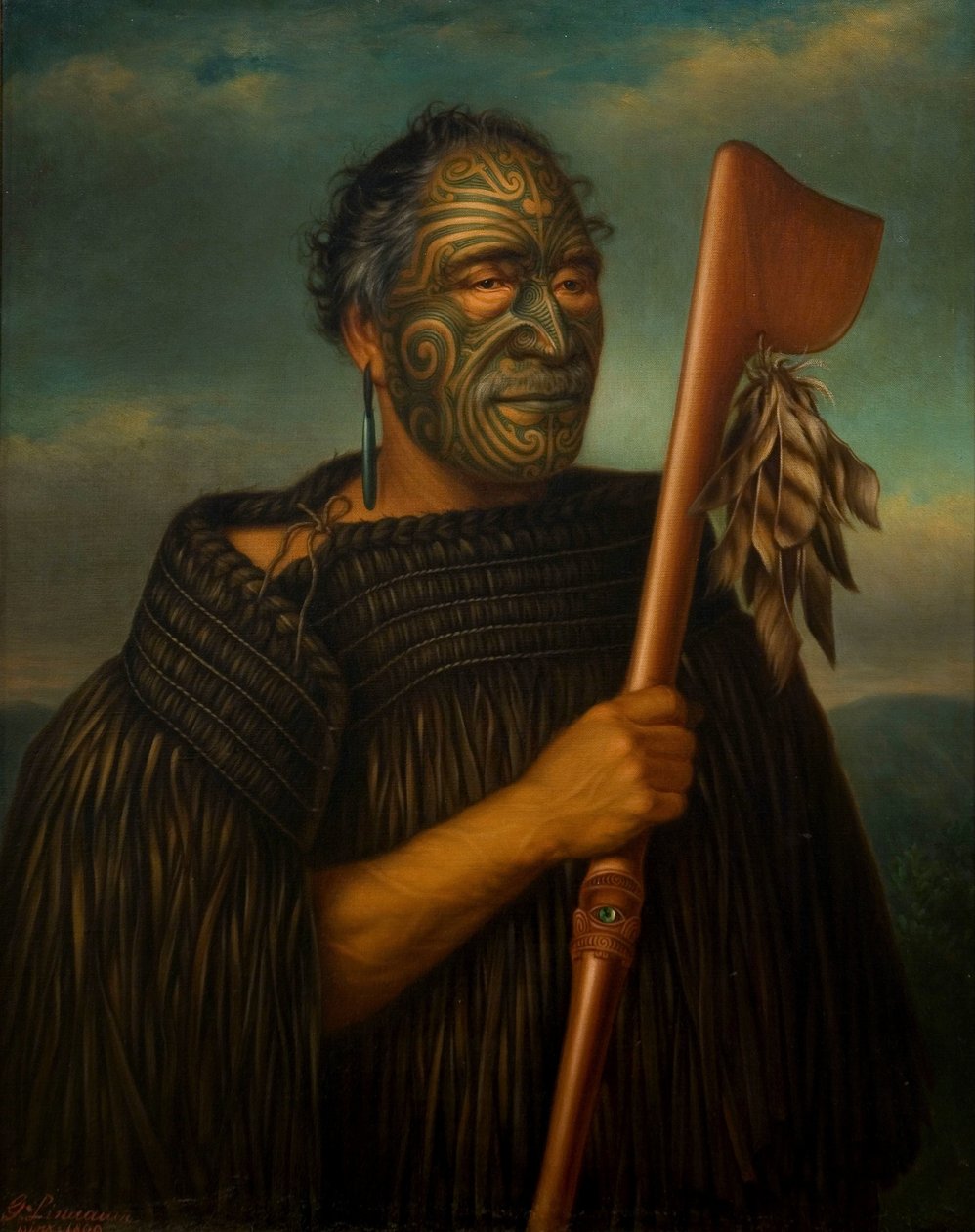 Tamati Waka Nene autorstwa Gottfried Lindauer