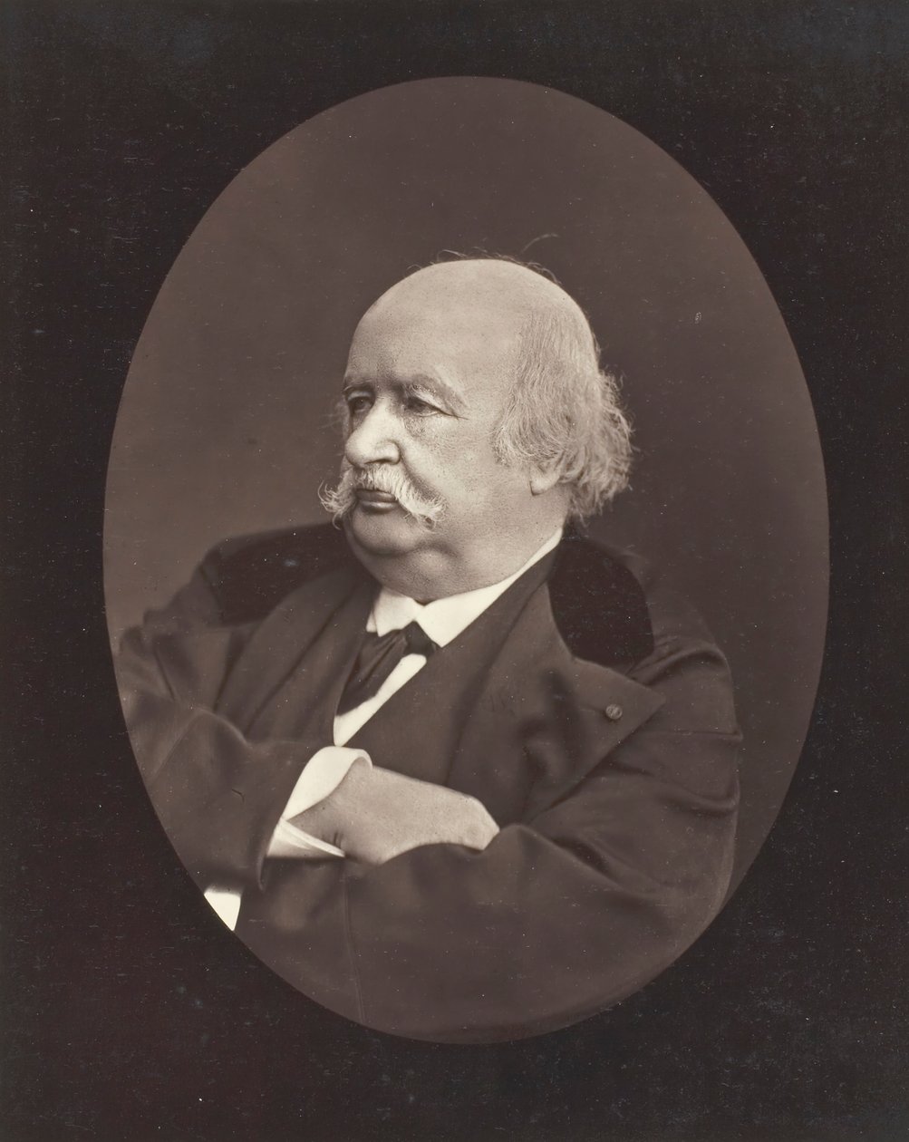 Jules Sandeau, [pisarz francuski], c. 1880. autorstwa Goupil and Co
