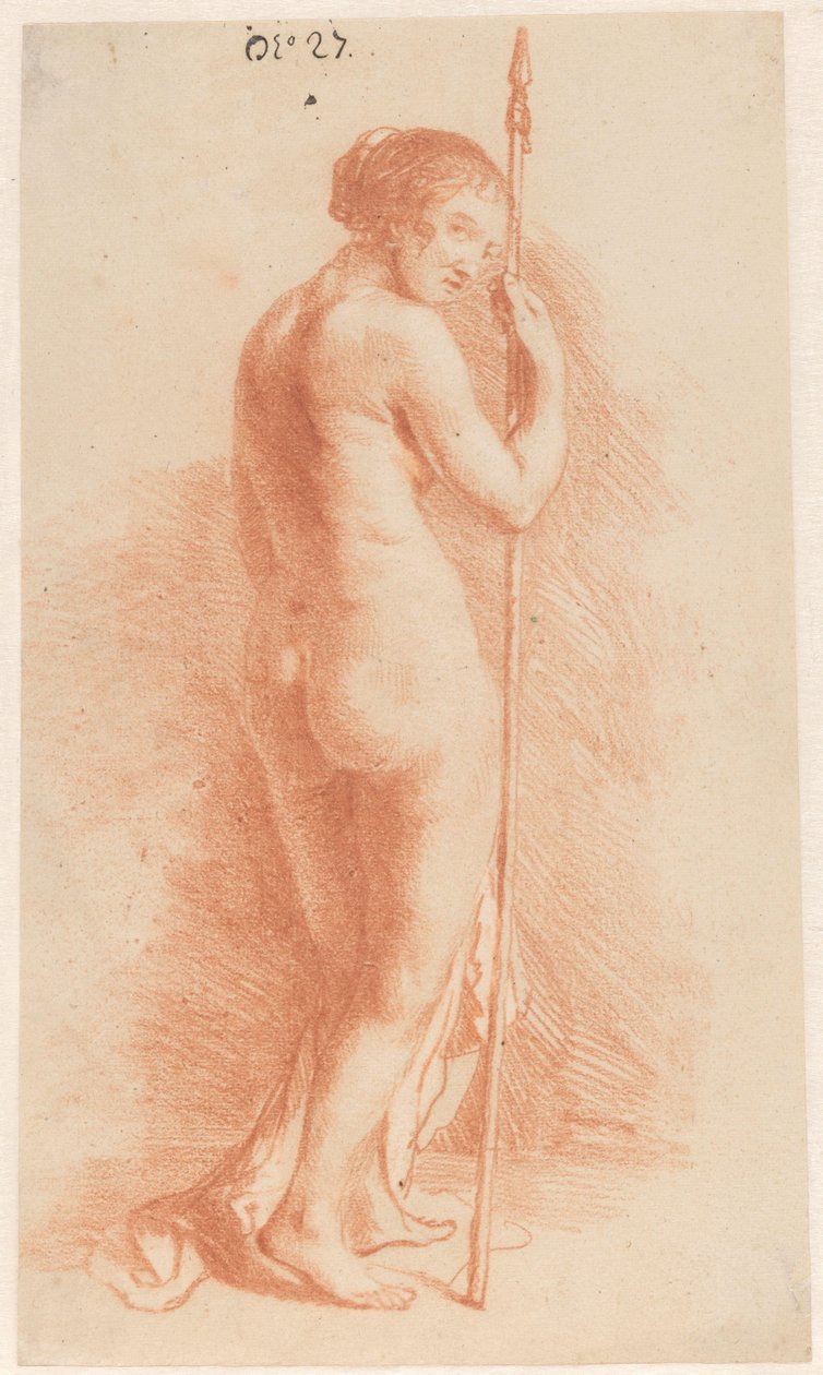 Stojąca kobieta z włócznią autorstwa Govert Flinck (attributed to)