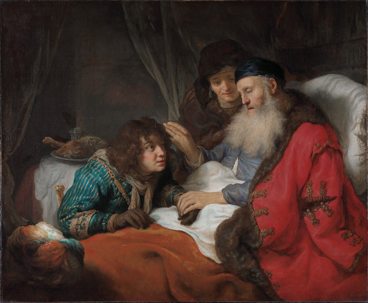 Izaak błogosławiący Jakuba autorstwa Govert Flinck