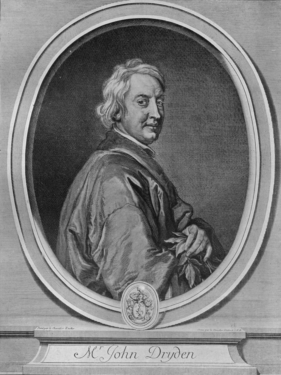 John Dryden, ok. 1700 autorstwa Gérard Edelinck