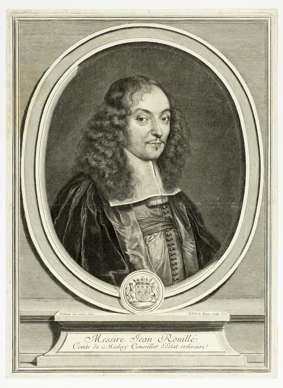 Sir Jean Rouille, hrabia Meslay autorstwa Gérard Edelinck