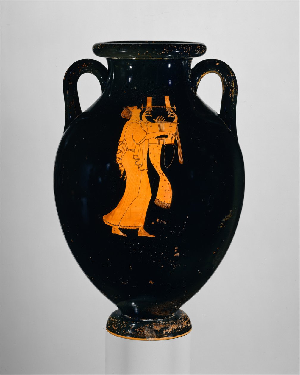 Amfora, późno archaiczna, ok. 490 p.n.e. (terakota) autorstwa Greek