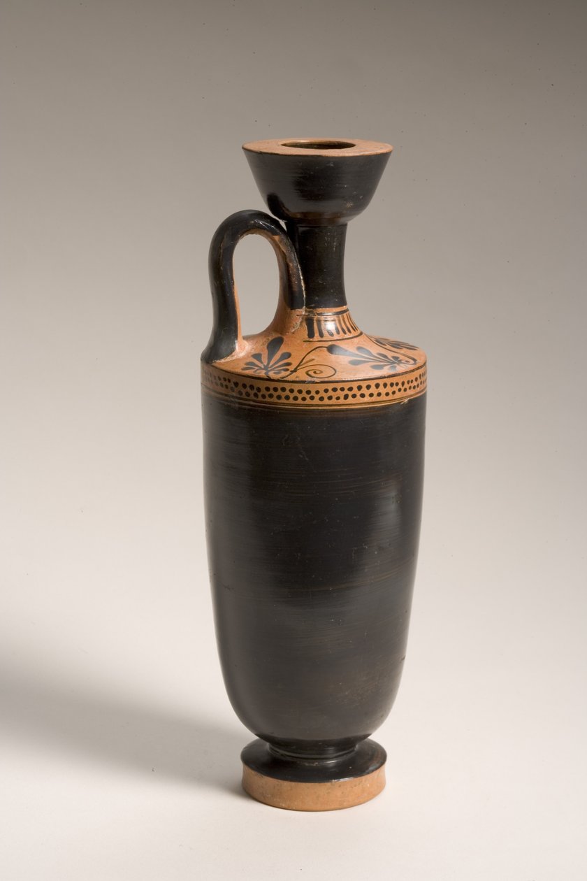 Attic black-glazed lekythos (ceramic) autorstwa Greek