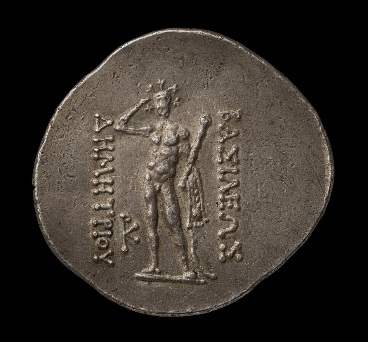 Moneta indyjsko-grecka (srebrna) autorstwa Greek