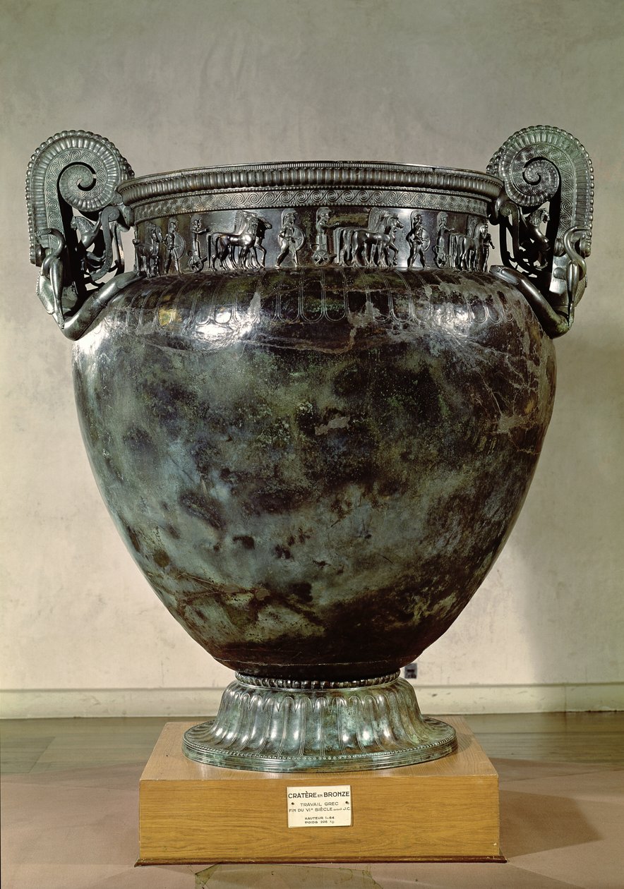 Krater, z grobu księżniczki z Vix (brąz) (patrz także 173539 i 175991) autorstwa Greek
