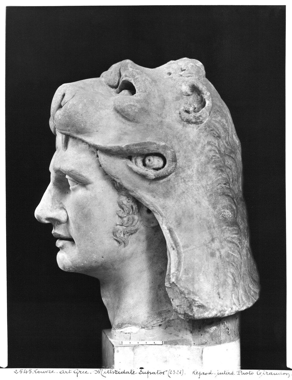 Mitradates VI (132-63 pne) Eupator, król Pontu (marmur) (patrz także 159138) autorstwa Greek