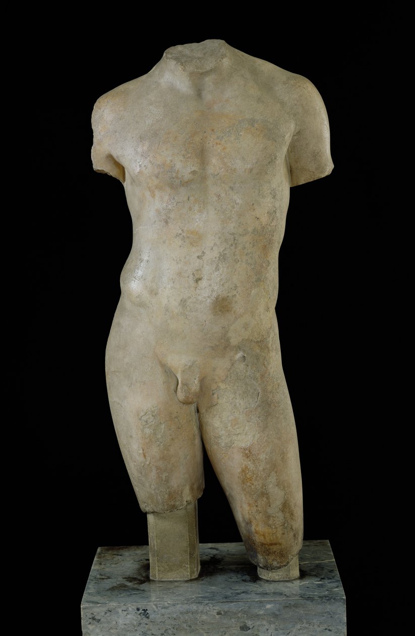 Nagi męski tors autorstwa Greek