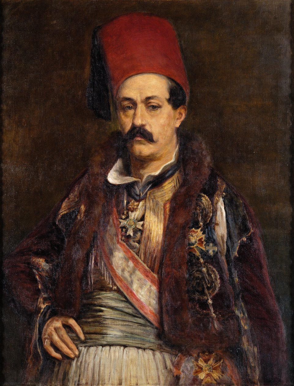 Portret Ioannisa Kolettis autorstwa Greek School